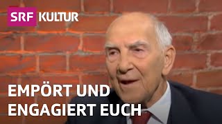 «Empört Euch» – Stéphane Hessel im Gespräch über Aktivismus  Sternstunde Philosophie  SRF Kultur [upl. by Magnum]