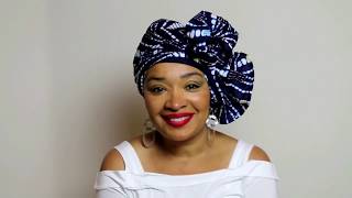 Quick amp Easy Headwrap Tutorial Head Wrap Natural HairTurban TWA 7  Subscribe Share Like [upl. by Ehman]