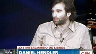 Intercambio de Libros con Daniel Hendler [upl. by Ayet]