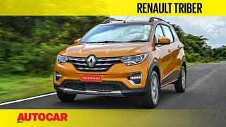 Renault Triber  compact 7seater  First Drive Review  Autocar India [upl. by Vin]