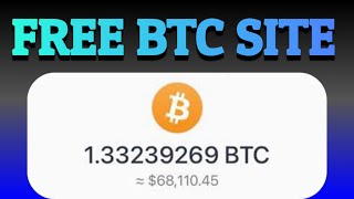 Earn 1 BTC Free In 24hrs ● Best BTC Earning Site 2024 [upl. by Peers]