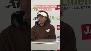 Naomi Osaka says Wim Fissette is ‘probably the best coach I’ve ever had’ after Mertens win [upl. by Altaf581]