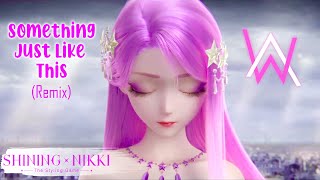 Alan Walker x Shining Nikki  Something Just Like This feat Romy Wave  Animation Music Video [upl. by Enitsud994]