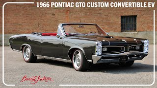 1966 Pontiac GTO Custom EV Convertible  BARRETTJACKSON 2024 SCOTTSDALE AUCTION [upl. by Gladi]