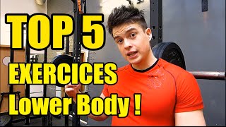 Top 5 EXERCICES  Jambes Lower Body [upl. by Attelliw]