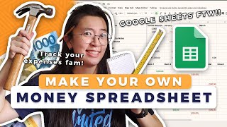 How to track your expenses in Google Sheets 2020  Money Management Guide for Beginners and Students [upl. by Maharg]