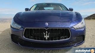 2014 Maserati Ghibli Car Video Review and Road Test [upl. by Tychonn]