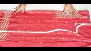 Suit Cutting And Stitching Full Tutorial Step by Step  Kurti  Suit cutting and stitching [upl. by Ettennod970]