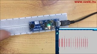 How to capture sound intensity with an Ozeki Audio Module programmed with Arduino IDE [upl. by Assyla]