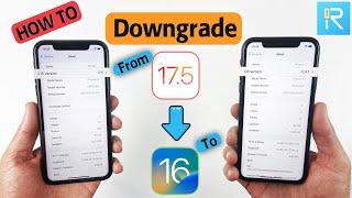 How to Downgrade iPhone from iOS 17 to iOS 16 Without Data Loss 2023 Fix All iOS System Problems [upl. by Adnarym]