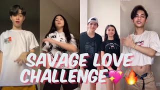 Savage Love Dance Challenge  Tiktok Compilation [upl. by Frodin973]