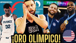 ESTADOS UNIDOS HUMILLA a FRANCIA y ES CAMPEONA OLIMPICA FINAL BALONCESTO JJOO PARIS 2024 [upl. by Enillebyam]