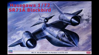 Hasegawa 172 Lockheed SR71 Kit Review [upl. by Reham]