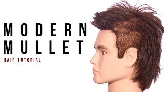 Modern Mullet Haircut Tutorial  TheSalonGuy [upl. by Tegdig361]