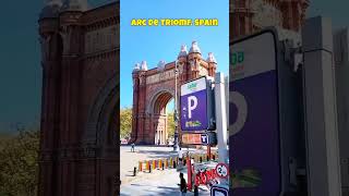 Arc de Triomf ❤️ barcelona spain spaintravel [upl. by Llegna]