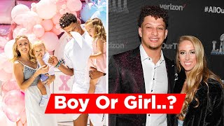 Patrick Mahomes And Wife Brittany Reveal Third Baby Gender [upl. by Htebilil653]