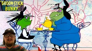 Looney Tunes Broomstick Bunny 1956  First Time Watching  Bugs Bunny Meets Witch Hazel [upl. by Sanfo893]