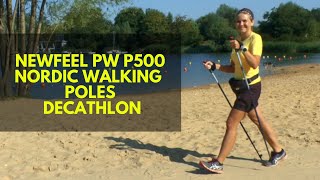 NEWFEEL PW P500 Nordic Walking Poles  DECATHLON [upl. by Hassadah]