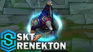 SKT Renekton Skin Spotlight  League of Legends [upl. by Airod]