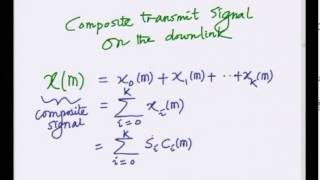 Mod01 Lec17 MultiUser CDMA Downlink  Part I [upl. by Warford]