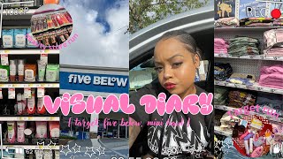 VISUAL DIARY  target run five below starbucks mini haul [upl. by Cordell147]