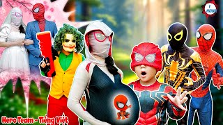 Nhện Nhí và Bố Bảo Vệ Nhện Trắng Mang Bầu Khỏi JOKER  Tổng Hợp Video Hành Động Hay Nhất [upl. by Ssyla]