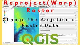 How to Reproject Raster in QGIS  How to Change the Coordinate System of Raster Dataset [upl. by Shirlene]