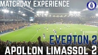 Everton 22 Apollon Limassol  Match Experience [upl. by Ingra912]