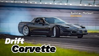 Summer Matsuri Drift Event With My Drift Corvette [upl. by Severn]