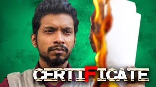 CERTIFICATE  সার্টিফিকেট  Ashiq Khan  Bangla Short Film  Fun Buzz [upl. by Earazed]