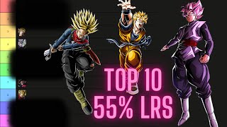 55 LR TIER LIST OCTOBER 2023 DOKKAN BATTLE [upl. by Eirual338]