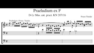 Franz Tunder – Praeludium ex F [upl. by Perlie]