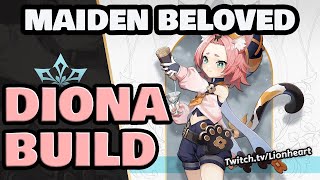 Diona Build 5K HEALS  Maiden Beloved  Genshin Impact Global [upl. by Aniri]