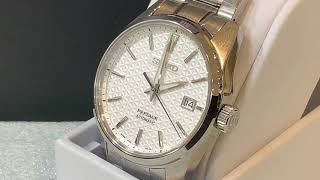 Unboxing the Seiko Presage Ivory Dial SPB165 Sharp Edge [upl. by Nauqan]