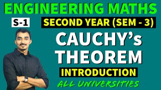 CAUCHY THEOREM  S1  CAUCHY INTEGRAL THEOREM  COMPLEX INTEGRAL  ENGINEERING MATHS [upl. by Eemla490]