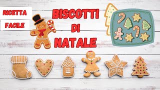 BISCOTTI DI NATALE Facili e Veloci da preparare [upl. by Onitsuaf]