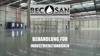 BECOSAN® – Betonboden schleifen und polieren [upl. by Ayotel230]