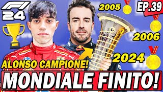 F1 24 ALONSO CAMPIONE DEL MONDO IL SOGNO IMPOSSIBILE EP39 [upl. by Simone]