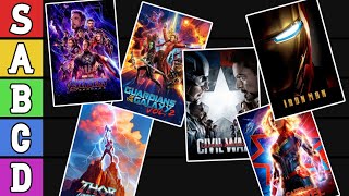 Marvel Cinematic Universe Movies TIER LIST [upl. by Leary90]