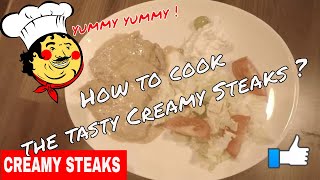 Easy Cooking Creamy Kassler Steaks [upl. by Fairley]