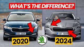 New SKODA Octavia 2024 vs 2020  What has changed [upl. by Enoryt]