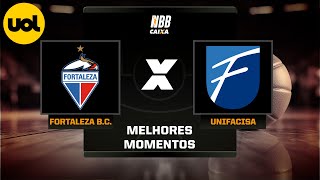 NBB CAIXA MELHORES MOMENTOS FORTALEZA 77 X 65 UNIFACISA [upl. by Esnofla]