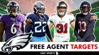 Philadelphia Eagles Free Agent Targets Top 10 Players Eagles SHOULD Sign In 2024 NFL Free Agency [upl. by Aremahs]