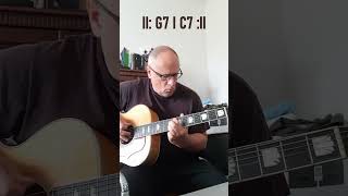 SIMPLE but EFFECTIVE flatpicking variation over 2 chords rockabillystyle [upl. by Reena]