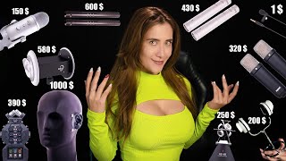 ASMR TEST DEFINITIVO 10 Micrófonos De 1 a 1000  ¿Vale la Pena  ASMR Español  Asmr with Sasha [upl. by Deelaw663]