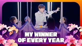 My Winner Of Every Year  Junior Eurovision 20032024 [upl. by Ocko67]