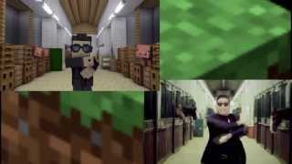 Minecraft Style vs Gangnam Style [upl. by Etnuaed]