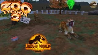 Saber Tooth Cat Zoo Tycoon 2 Extinct Animals Gameplay [upl. by Cyna]