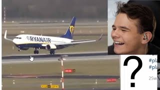 Ryanair Landing  Funny [upl. by Ecinehs123]