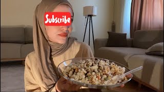 Yumurta Diyeti Egg Diet  Makarna Salatası Diyet Çeşitleri  Türkçe Mukbang [upl. by Bellew98]